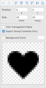 Sketch Inspector focused on the Slice in the Layer Group