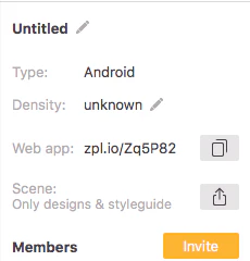 Zeplin Project Properties, Default