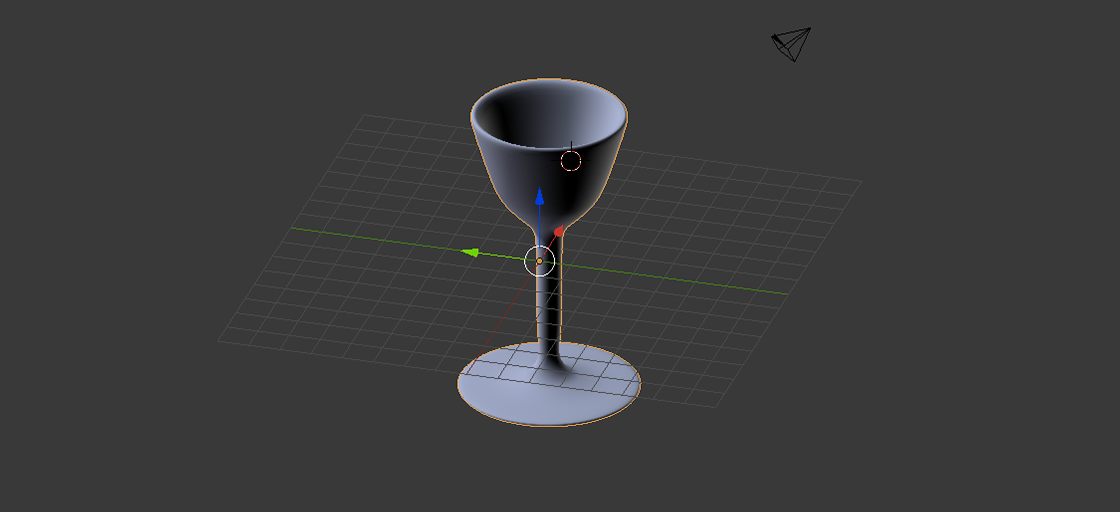 Blender 3D goblet