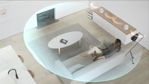 Visual Representation of Beamforming produced by the HomePod